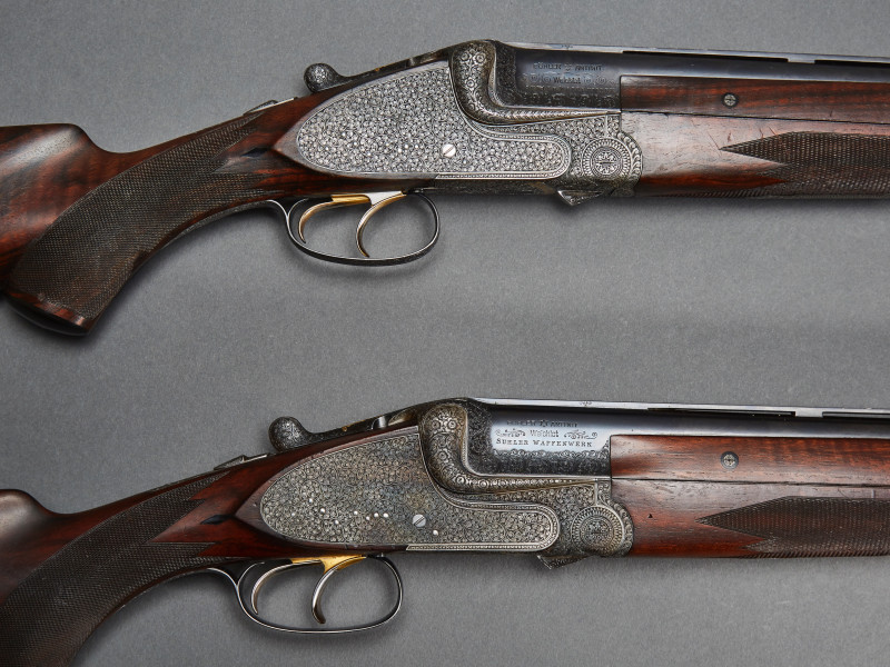 Pair of MERKEL Brothers Shotguns