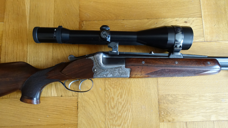 Merkel BDB 221E 8x57JRS  Zeiss Diavari 3-12x56