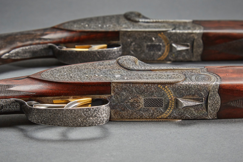 Pair of MERKEL Brothers Shotguns