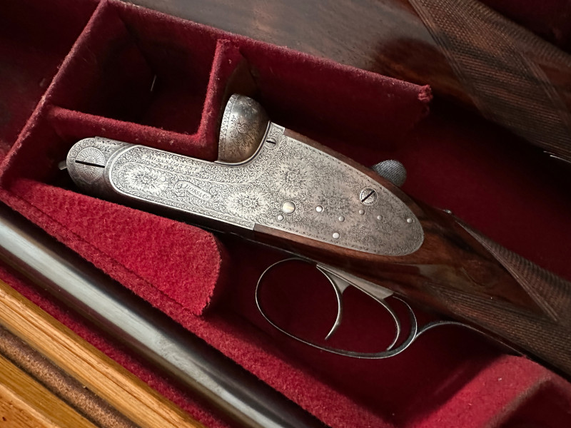 Pair of shotguns BOSS & Co 1270 ejectors leather case SN 52235224 DREAM PAIR