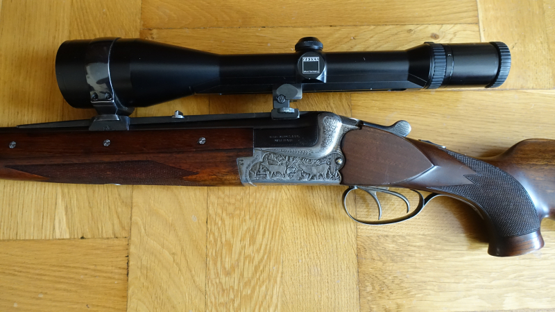 Merkel BDB 221E 8x57JRS  Zeiss Diavari 3-12x56