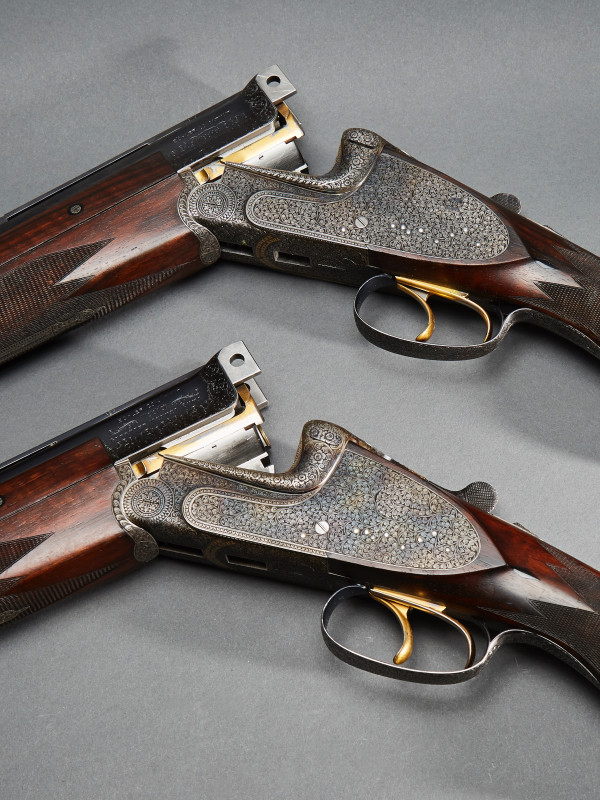 Pair of MERKEL Brothers Shotguns