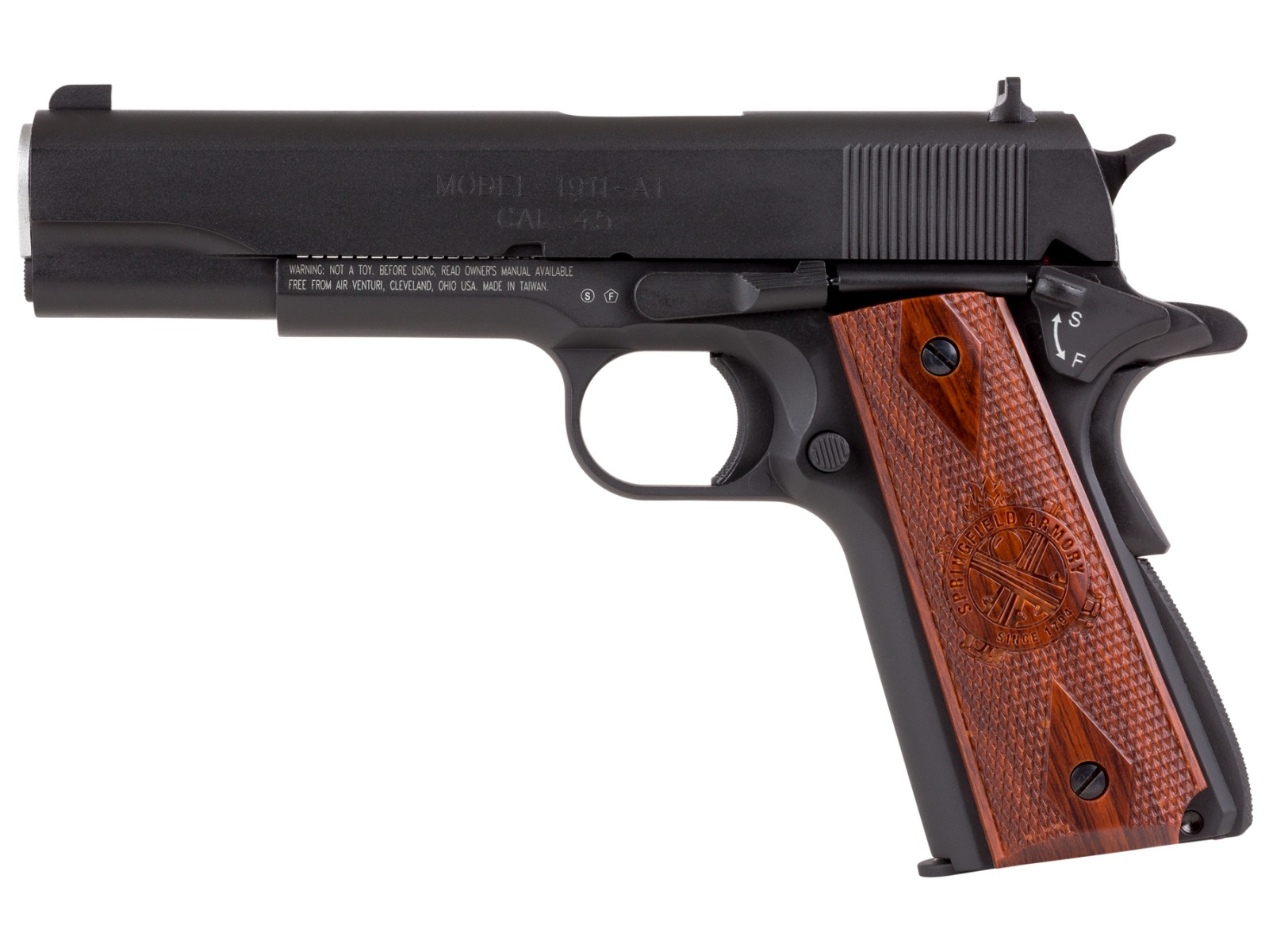 Springfield Armory 1911 BB Pistol, Black