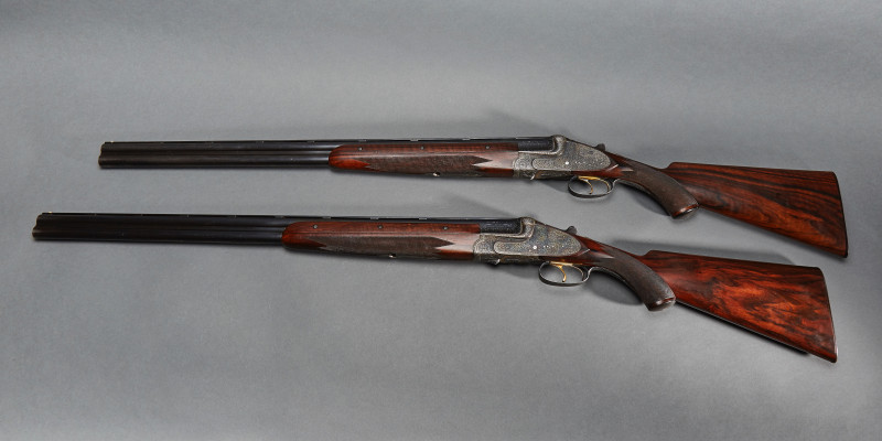 Pair of MERKEL Brothers Shotguns