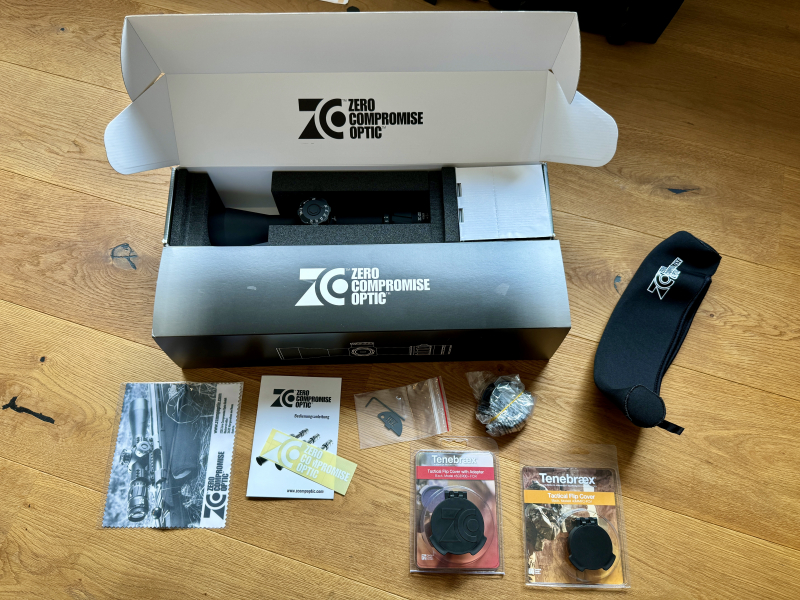 ZCO Zero Compronise rifle scope ZC420 4-20x50 MPCT1 reticle – as good as new!