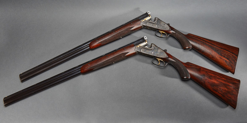 Pair of MERKEL Brothers Shotguns