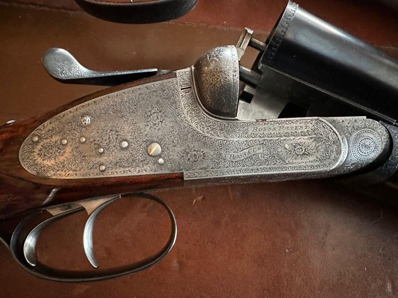 Pair of shotguns BOSS & Co 1270 ejectors leather case SN 52235224 DREAM PAIR
